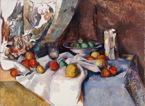 リンゴのある静物 作： Paul Cézanne