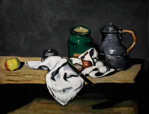 やかんのある静物 作： Paul Cézanne
