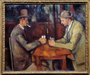 カード・プレーヤーズ 作： Paul Cézanne