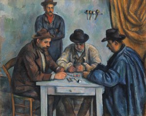 カード遊びをする人々 作： Paul Cézanne
