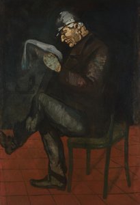 画家の父、ルイ＝オーギュスト・セザンヌ、1865年頃（油彩・カンヴァス） 作： Paul Cézanne