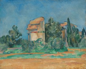 ベルビューの鳩の塔 作： Paul Cézanne
