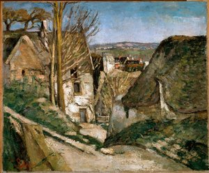 吊るされた男の家（油彩・キャンバス 作： Paul Cézanne