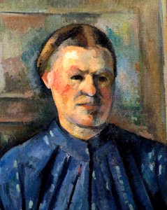 女性とコーヒーメーカー（詳細） 1890-95年 油彩・キャンバス 作： Paul Cézanne