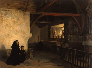 プローハ近くの漁師の礼拝堂 作： Paul Chardin