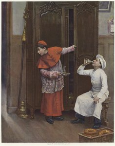 色リソの衣装を着た2人の少年 作： Paul Charles Chocarne Moreau