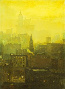 アーバンノクターン、 作： Paul Cornoyer