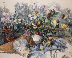 花の大きな花束、1892-95年頃 作： Paul Cézanne