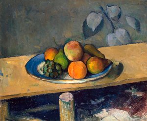 りんご、梨、ブドウ、1879-1880。 作： Paul Cézanne