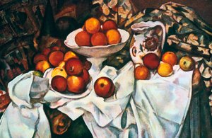 リンゴとオレンジ、1895-1900 作： Paul Cézanne