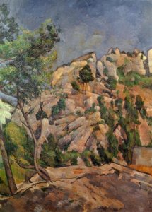 渓谷の底に 作： Paul Cézanne
