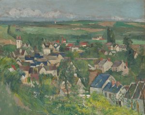 オーヴェール、パノラマビュー 作： Paul Cézanne