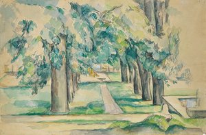 Jas de Bouffanの栗の木の大通り 作： Paul Cézanne