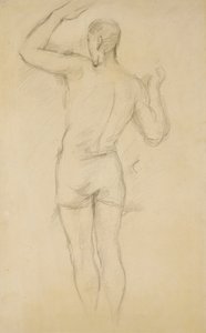 水浴び立ち;立っている入浴者、c。 1885-88