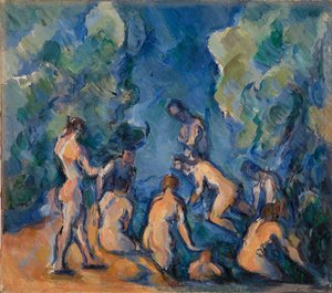 入浴者（ベニュル） 作： Paul Cézanne