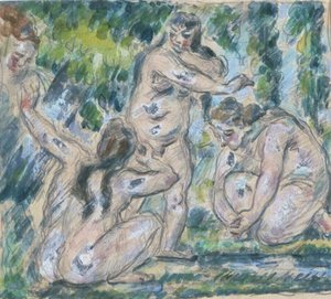 バサーズ」1875-77年 作： Paul Cézanne