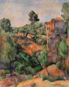 ビベムス採石場 ビベムス採石場、c。 1895年。 作： Paul Cézanne