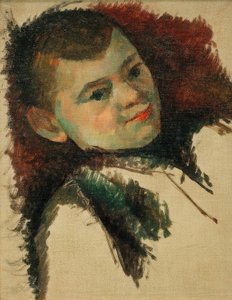 ポール・セザンヌ・ジュンの肖像。 作： Paul Cézanne