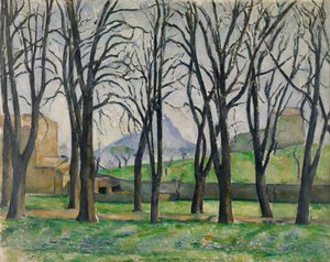 Jas deBouffanの栗の木 作： Paul Cézanne