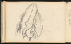 アームチェアのクッション 作： Paul Cézanne