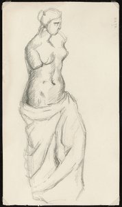 古代から：ミロのヴィーナス、1872-73年頃 作： Paul Cézanne