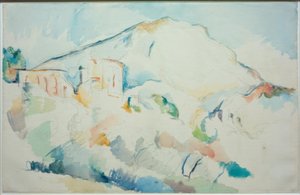 ダスシャトーノワールウントダスゲビルゲサントヴィクトワール 作： Paul Cézanne