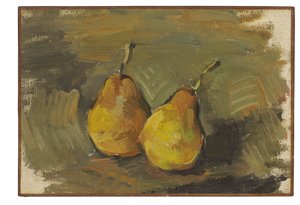 2つの梨、1875年頃 作： Paul Cézanne