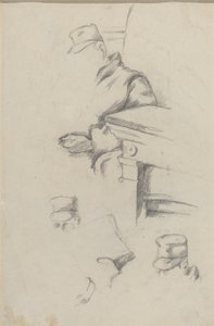 アーティストの父 [裏面] 作： Paul Cézanne