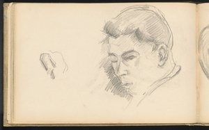 少年の頭 作： Paul Cézanne