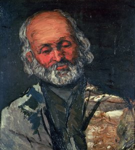 老人の頭、1866年頃 作： Paul Cézanne