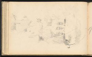 植物に囲まれた家 作： Paul Cézanne