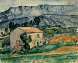 プロヴァンスの家、1886-1890 作： Paul Cézanne
