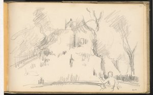 公園の家 作： Paul Cézanne
