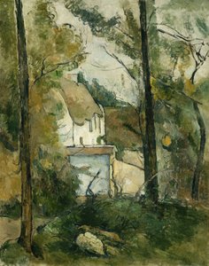 木の家、オーヴェル。木の家、オーヴェルス、1879年 作： Paul Cézanne