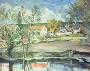 オワーズ渓谷 作： Paul Cézanne
