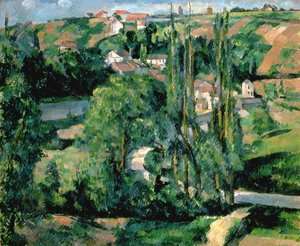 ジャレーズヒル、ポントワーズ、1879年〜81年 作： Paul Cézanne