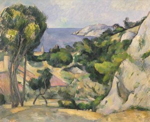 LEstaque、1879-83 作： Paul Cézanne