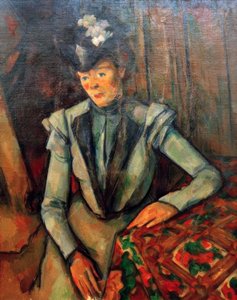ブルーの女性 作： Paul Cézanne