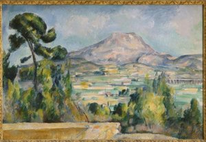 サントヴィクトワール山 作： Paul Cézanne
