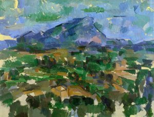 サントヴィクトワール山 作： Paul Cézanne