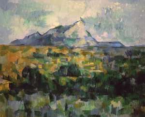 サントヴィクトワール山 作： Paul Cézanne