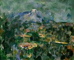 サントヴィクトワール山 作： Paul Cézanne