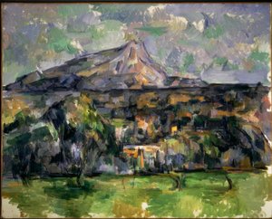 サントヴィクトワール山 作： Paul Cézanne