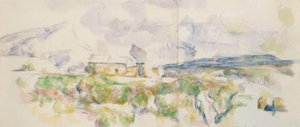 ローブから見たサントヴィクトワール山 作： Paul Cézanne