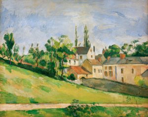 上り坂-上り坂 作： Paul Cézanne