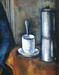 コーヒーメーカーの女性 作： Paul Cézanne