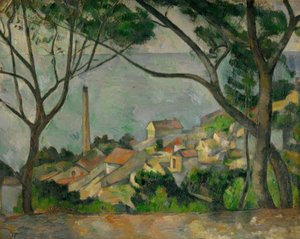 レスタークの海 作： Paul Cézanne