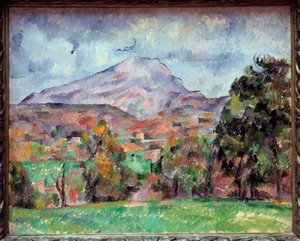 La montagne Sainte Victoire ポール・セザンヌ（1839-1906）の絵画 19世紀 ジュネーブ美術史博物館 作： Paul Cézanne