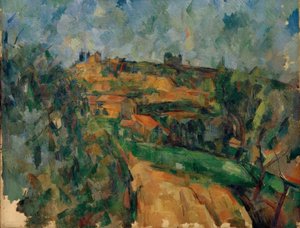 Chemin des Lauvesの頂上の曲がりくねった道 作： Paul Cézanne