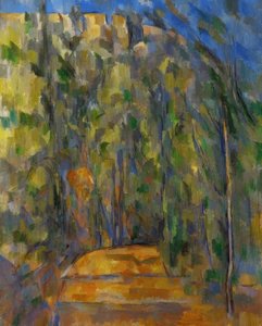 下草の転換路 作： Paul Cézanne